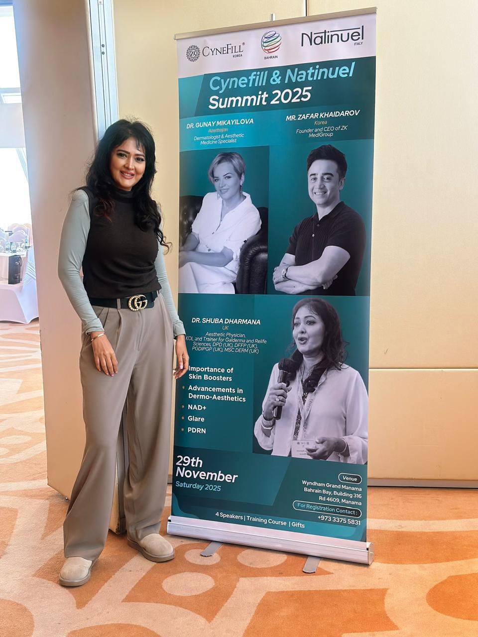 Dr. Shuba at international medical conference